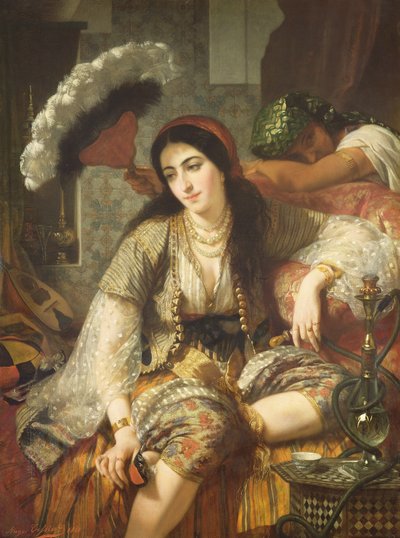 Odalisque by Jean Baptiste Ange Tissier